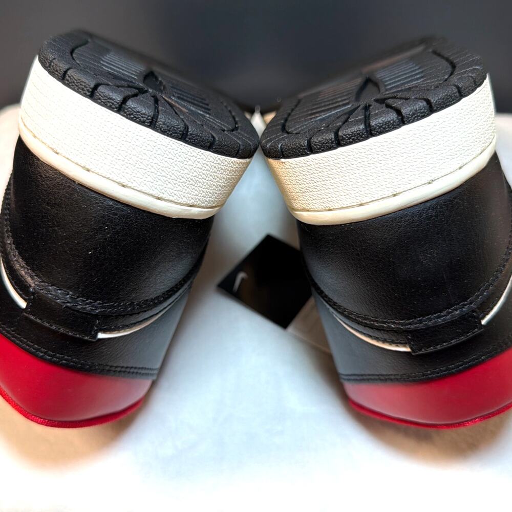 Air Jordan 1 Mid “Black Sail Gym Red” – BQ6472-061 | 12W/10.5M - Picture 8 of 10